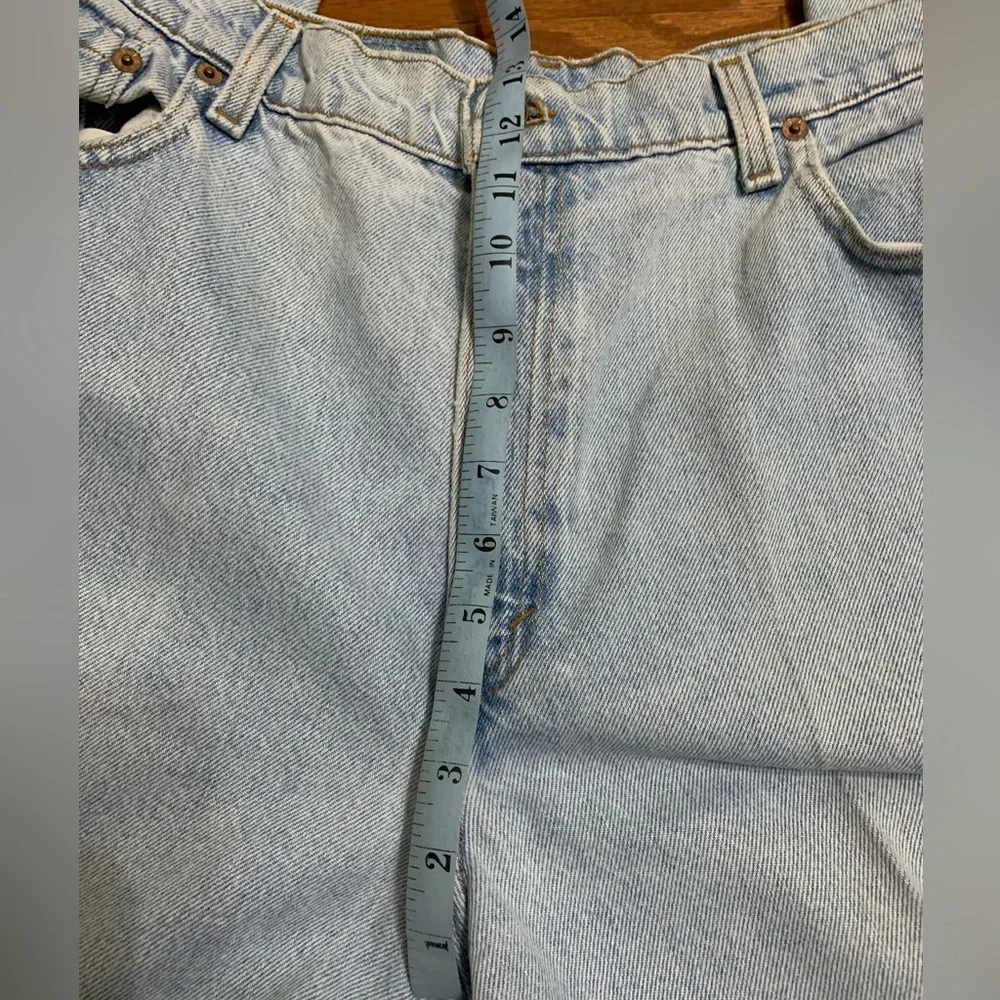1995 vintage Levi’s 551 Relaxed Tapered Leg Womens Jeans USA Made Sz 16 M - Picture 7 of 9